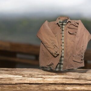 Wolverine Boots and Gear upcycled shacket Lilo and Stitch Hawaii Surf Club